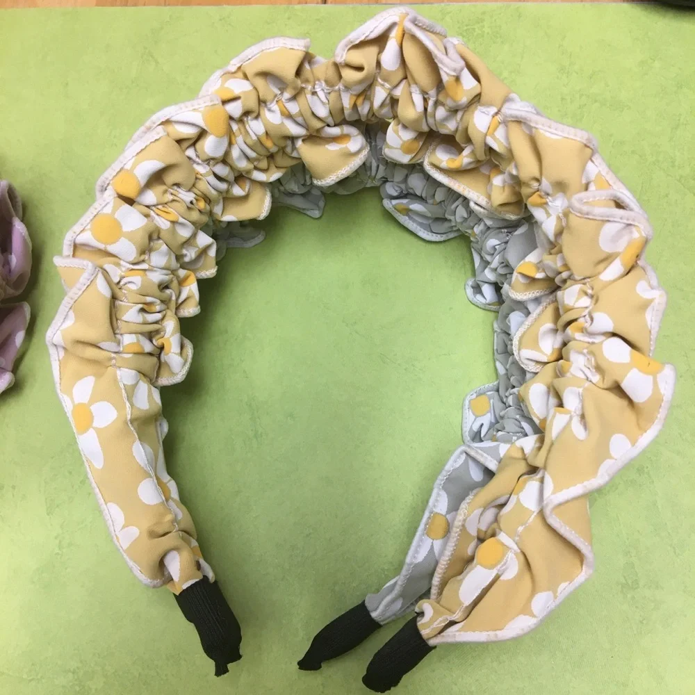 Headband floral set thick headband